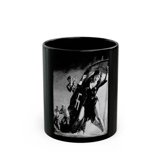 Blood Orgy For The Swastika, Man's True Danger, July 1967 - Black Coffee Mug 11oz - Go Mug Yourself