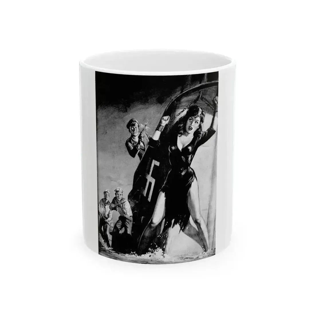 Blood Orgy For The Swastika, Man's True Danger, July 1967 - White Coffee Mug 11oz - Go Mug Yourself