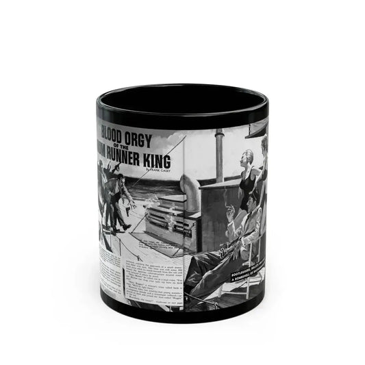 Blood Orgy of the Rum Runner King, True Danger, September 1969 - Black Coffee Mug 11oz - Go Mug Yourself