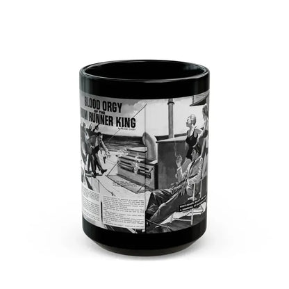 Blood Orgy of the Rum Runner King, True Danger, September 1969 - Black Coffee Mug 15oz - Go Mug Yourself