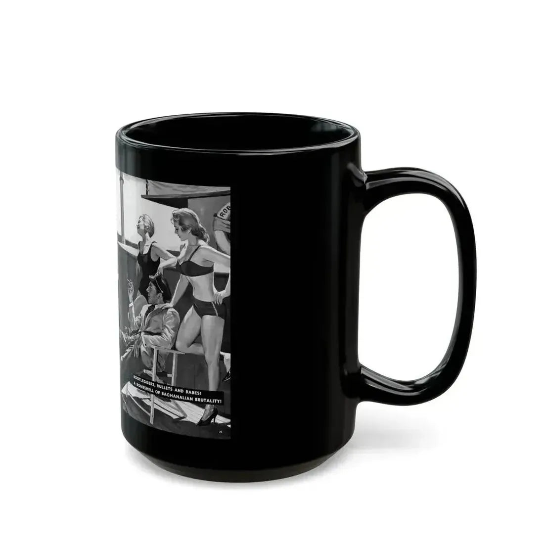 Blood Orgy of the Rum Runner King, True Danger, September 1969 - Black Coffee Mug - Go Mug Yourself