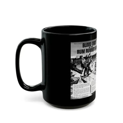 Blood Orgy of the Rum Runner King, True Danger, September 1969 - Black Coffee Mug - Go Mug Yourself