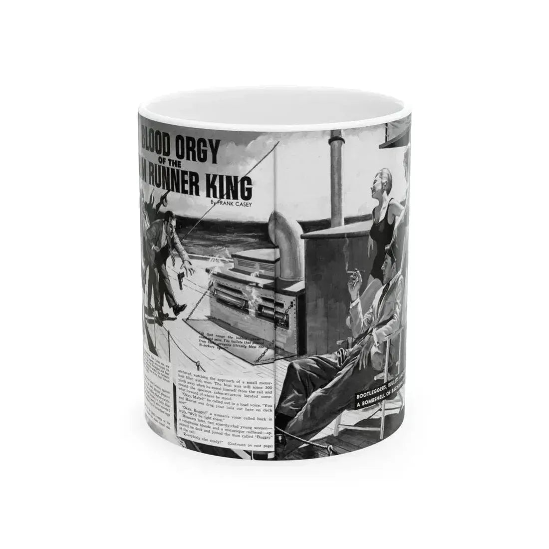 Blood Orgy of the Rum Runner King, True Danger, September 1969 - White Coffee Mug 11oz - Go Mug Yourself