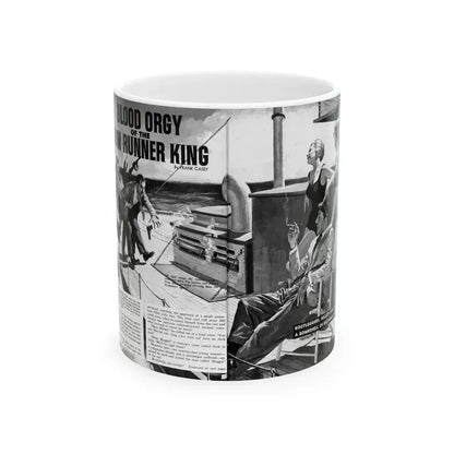 Blood Orgy of the Rum Runner King, True Danger, September 1969 - White Coffee Mug 11oz - Go Mug Yourself