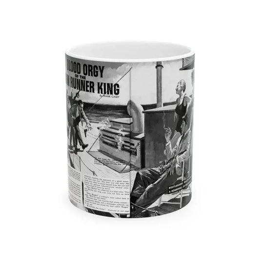 Blood Orgy of the Rum Runner King, True Danger, September 1969 - White Coffee Mug 11oz - Go Mug Yourself
