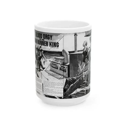 Blood Orgy of the Rum Runner King, True Danger, September 1969 - White Coffee Mug 15oz - Go Mug Yourself