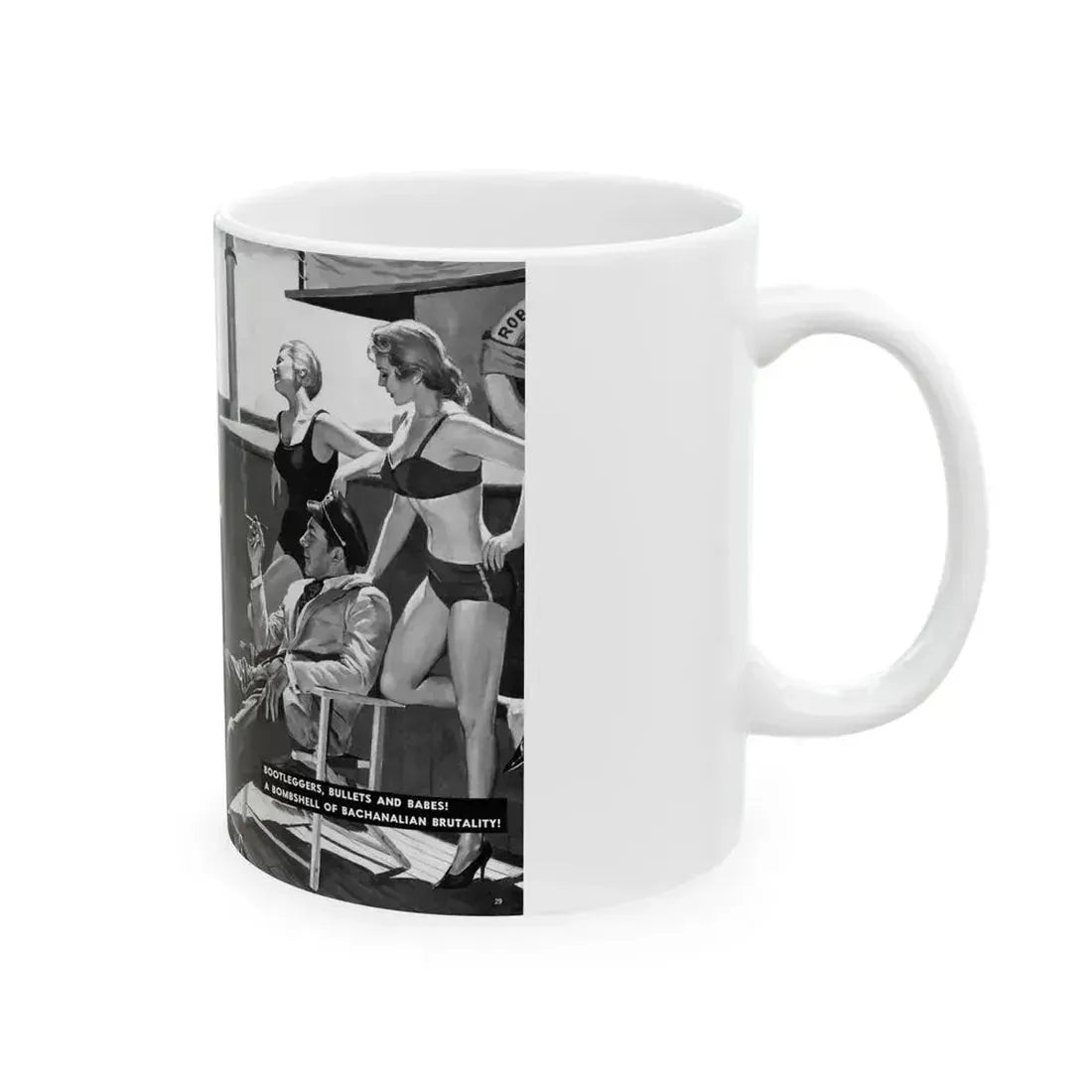 Blood Orgy of the Rum Runner King, True Danger, September 1969 - White Coffee Mug - Go Mug Yourself