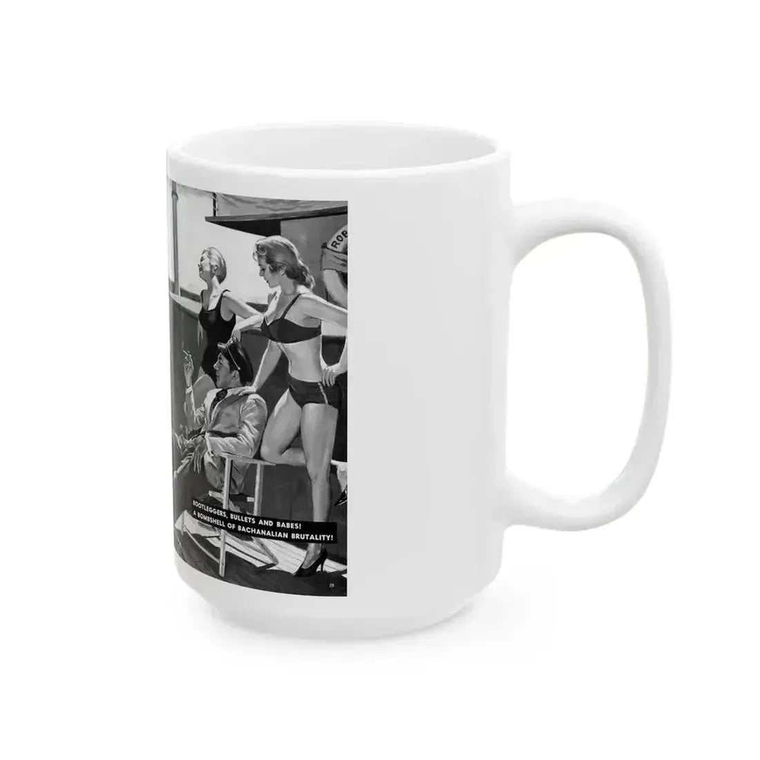 Blood Orgy of the Rum Runner King, True Danger, September 1969 - White Coffee Mug - Go Mug Yourself