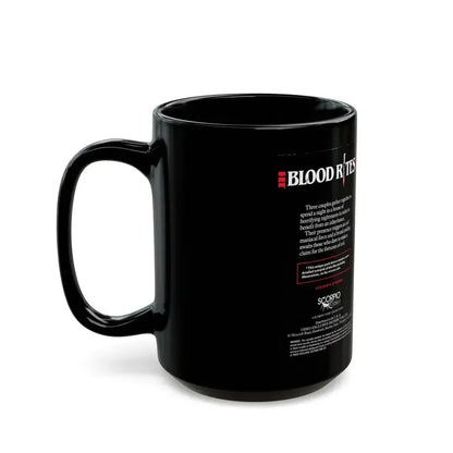 BLOOD RITES SCORPIO VIDEO (VHS COVER) - Black Coffee Mug - Go Mug Yourself