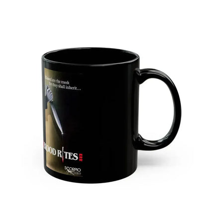 BLOOD RITES SCORPIO VIDEO (VHS COVER) - Black Coffee Mug - Go Mug Yourself