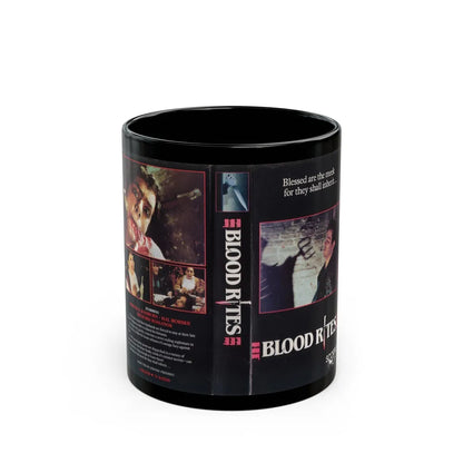 BLOOD RITES (VHS COVER) - Black Coffee Mug-11oz-Go Mug Yourself