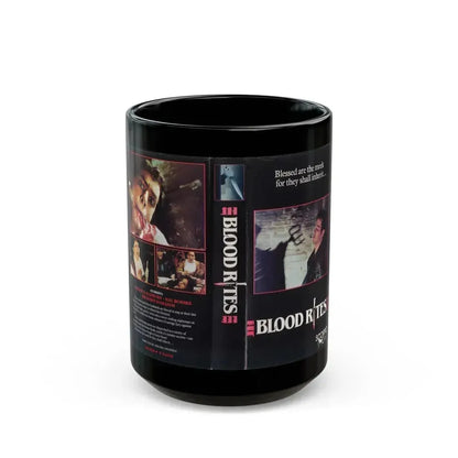 BLOOD RITES (VHS COVER) - Black Coffee Mug 15oz - Go Mug Yourself