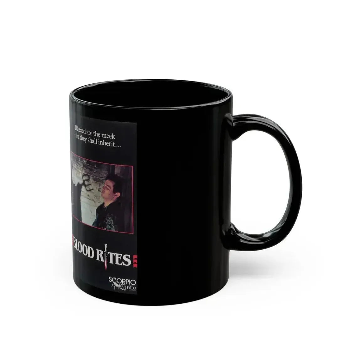 BLOOD RITES (VHS COVER) - Black Coffee Mug - Go Mug Yourself