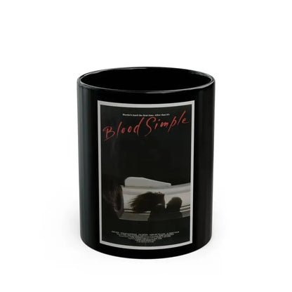 BLOOD SIMPLE 1984 Movie Poster - Black Coffee Mug 11oz - Go Mug Yourself