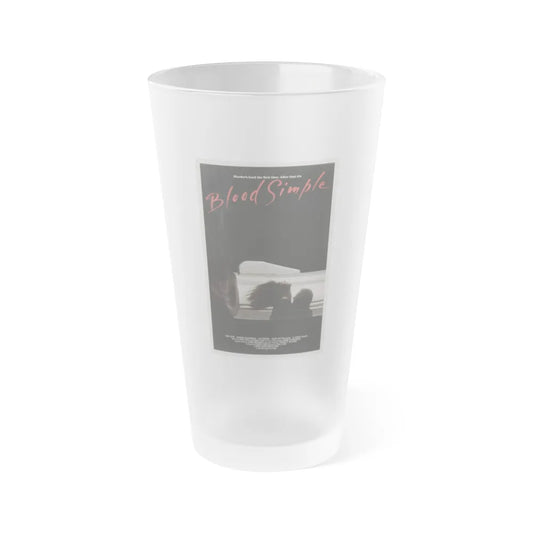 BLOOD SIMPLE 1984 Movie Poster - Frosted Pint Glass 16oz-16oz-Frosted-Go Mug Yourself