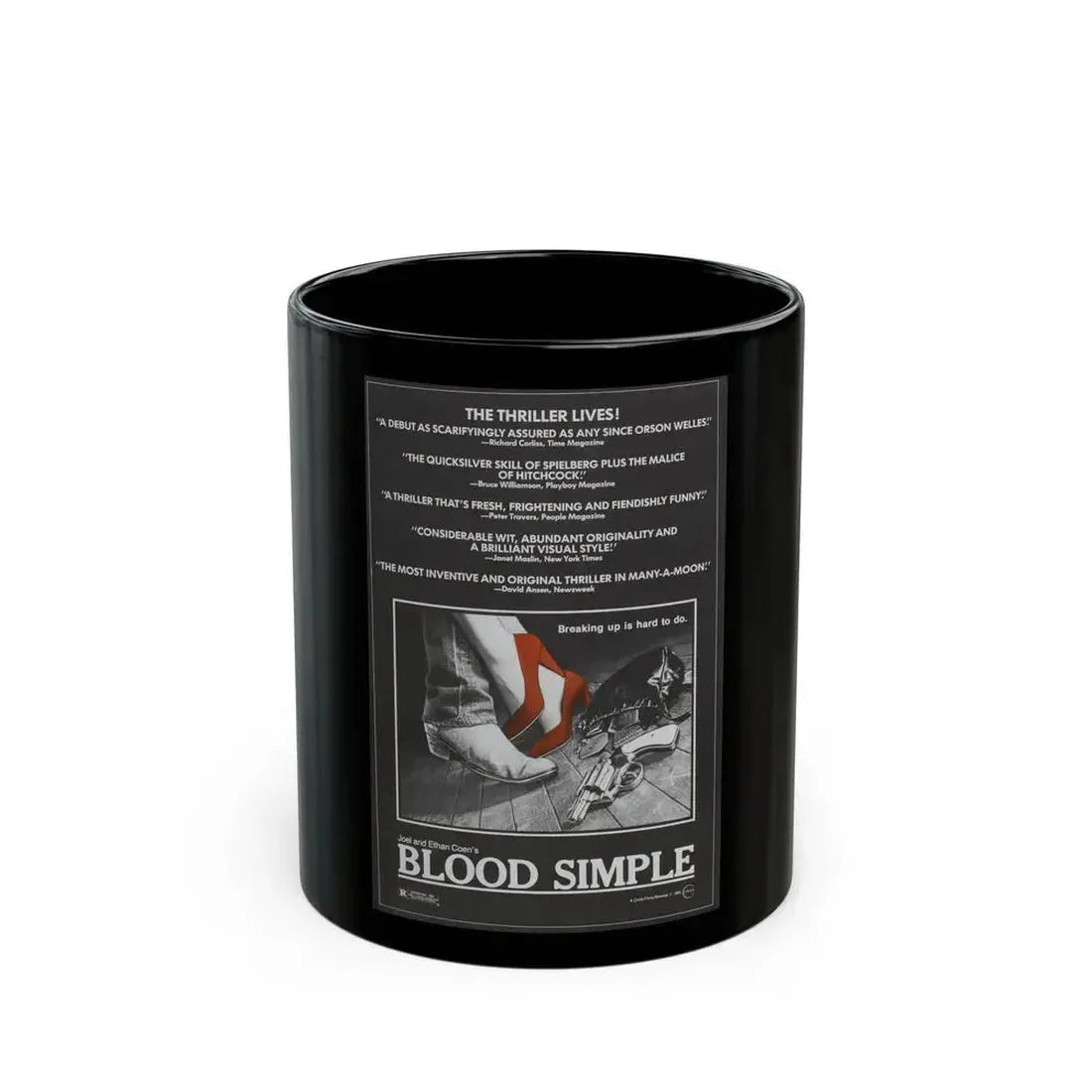 BLOOD SIMPLE (2) 1984 Movie Poster - Black Coffee Mug 11oz - Go Mug Yourself
