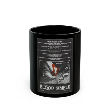 BLOOD SIMPLE (2) 1984 Movie Poster - Black Coffee Mug 11oz - Go Mug Yourself
