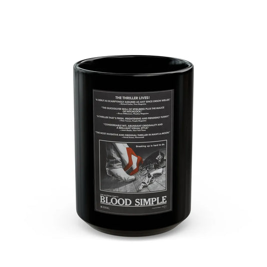 BLOOD SIMPLE (2) 1984 Movie Poster - Black Coffee Mug-15oz-Go Mug Yourself