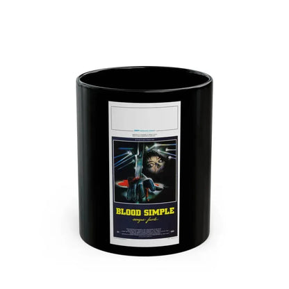 BLOOD SIMPLE (ITALIAN) 1984 Movie Poster - Black Coffee Mug 11oz - Go Mug Yourself