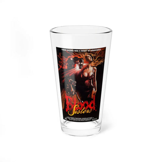 BLOOD SISTERS 1987 Movie Poster - Pint Glass 16oz-16oz-Go Mug Yourself