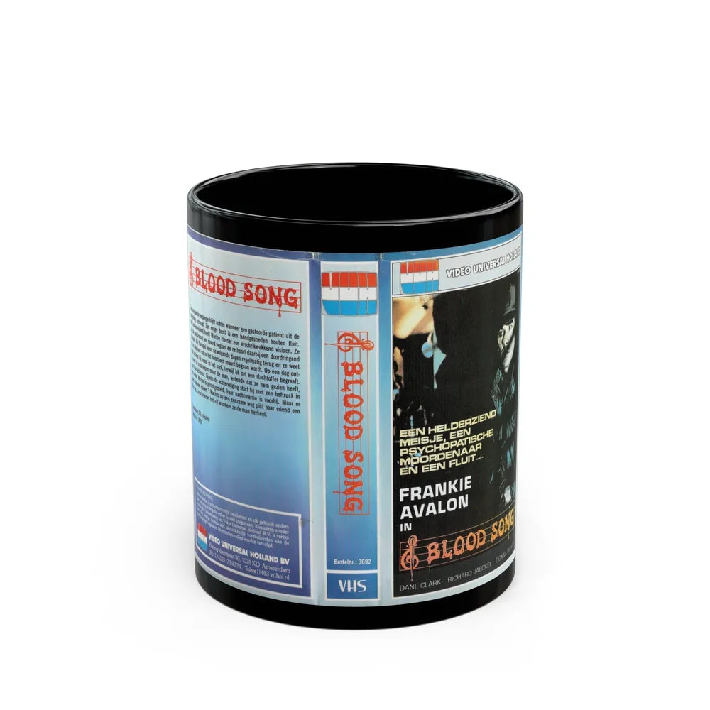 BLOOD SONG (VHS COVER) - Black Coffee Mug-11oz-Go Mug Yourself