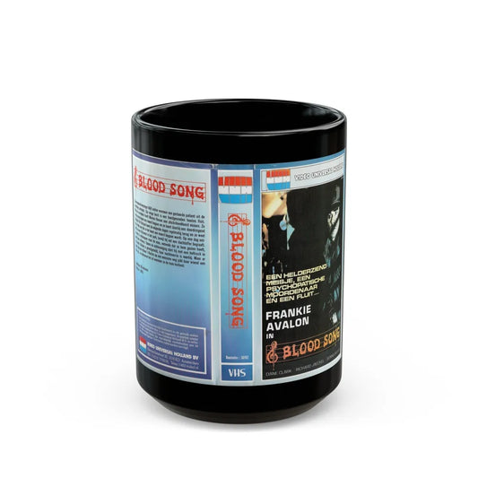 BLOOD SONG (VHS COVER) - Black Coffee Mug-15oz-Go Mug Yourself