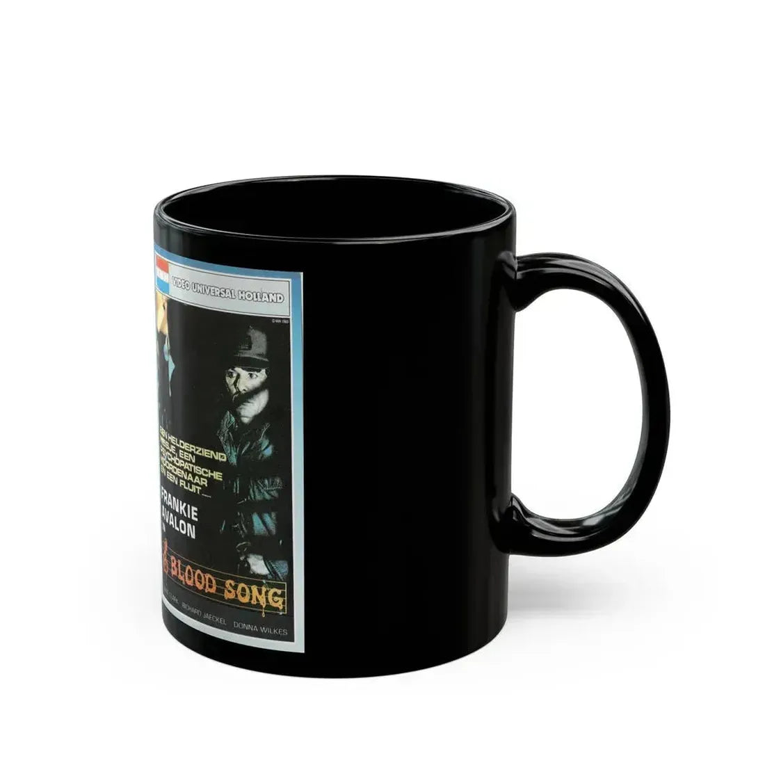 BLOOD SONG (VHS COVER) - Black Coffee Mug - Go Mug Yourself