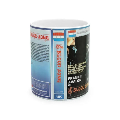 BLOOD SONG (VHS COVER) - White Coffee Mug 11oz - Go Mug Yourself