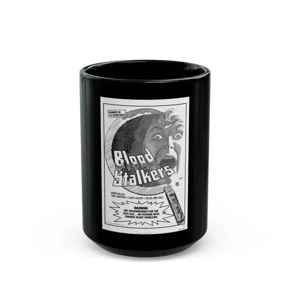 BLOOD STALKERS (THE NIGHT DANIEL DIED) 1976 Movie Poster - Black Coffee Mug 15oz - Go Mug Yourself
