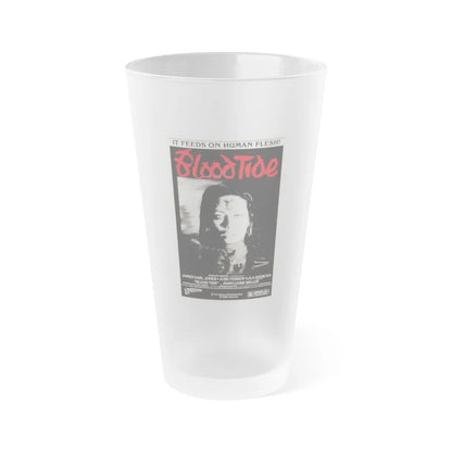 BLOOD TIDE 1982 Movie Poster - Frosted Pint Glass 16oz-16oz-Frosted-Go Mug Yourself