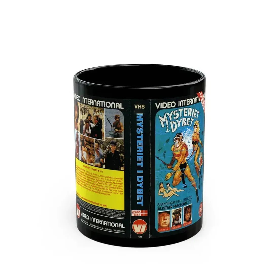 BLOOD TIDE (VHS COVER) - Black Coffee Mug 11oz - Go Mug Yourself