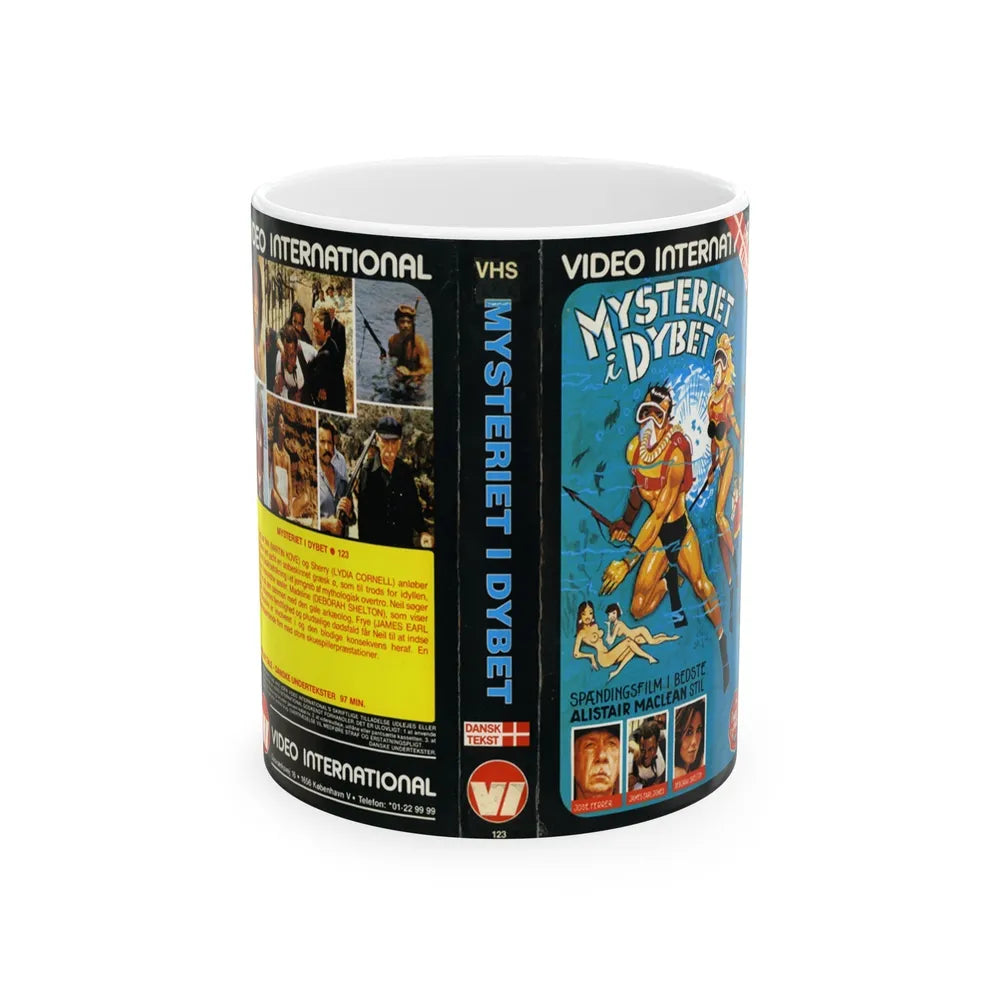 BLOOD TIDE (VHS COVER) - White Coffee Mug-11oz-Go Mug Yourself