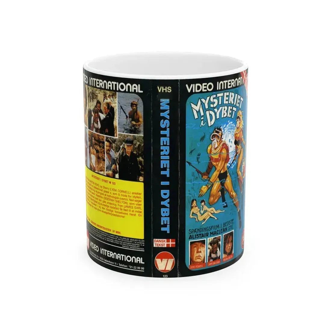 BLOOD TIDE (VHS COVER) - White Coffee Mug 11oz - Go Mug Yourself