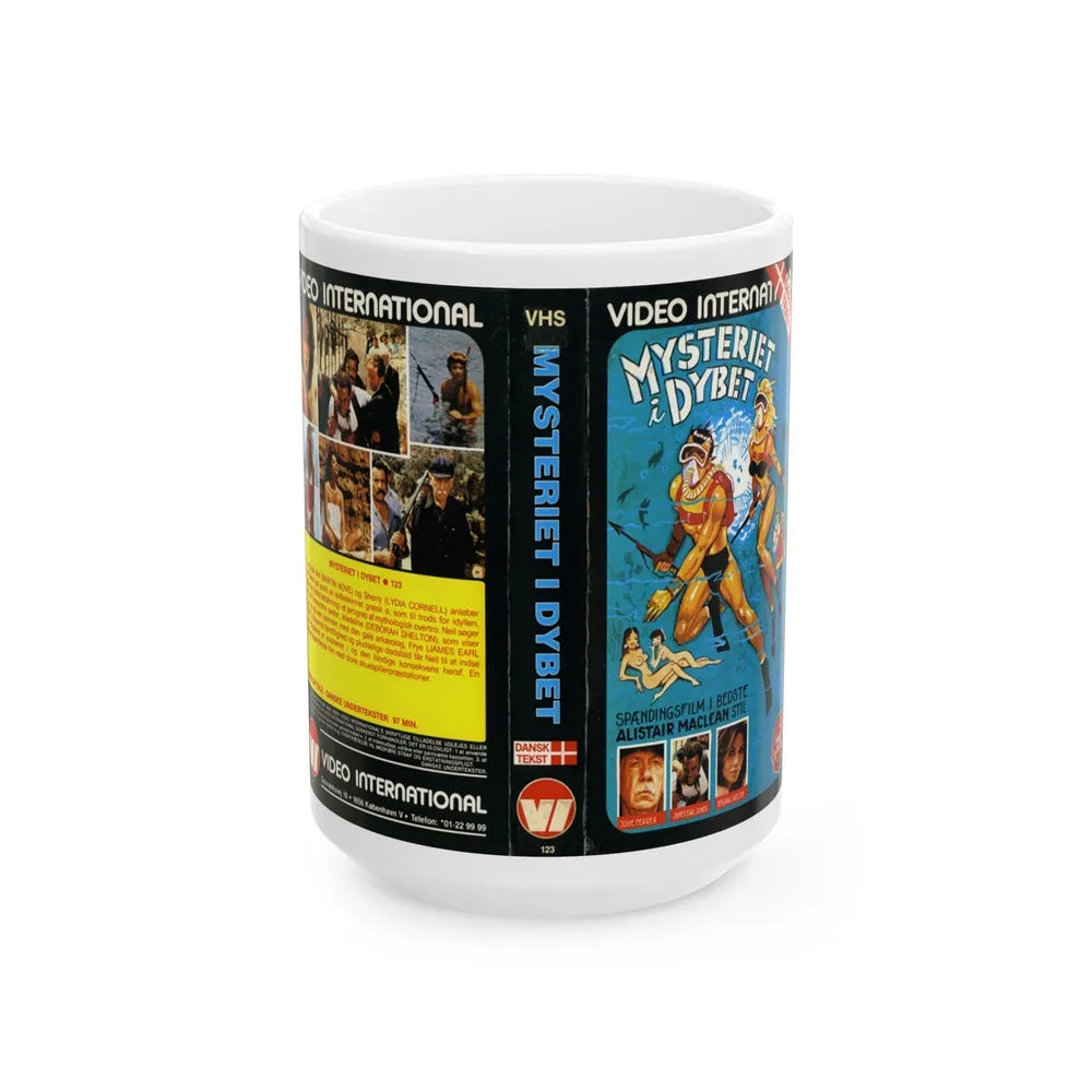 BLOOD TIDE (VHS COVER) - White Coffee Mug-15oz-Go Mug Yourself