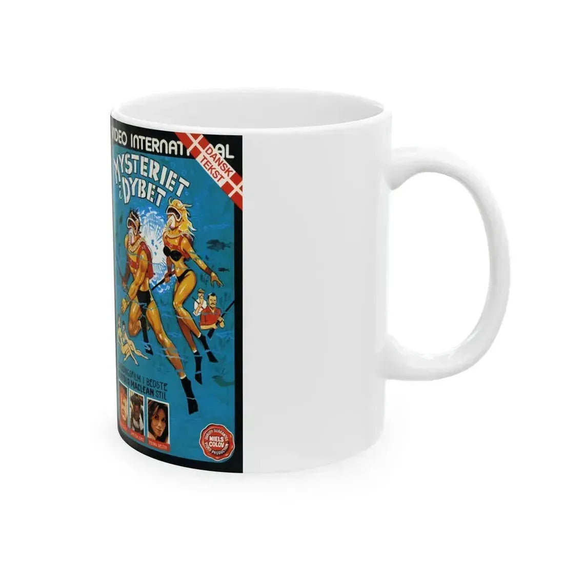 BLOOD TIDE (VHS COVER) - White Coffee Mug - Go Mug Yourself