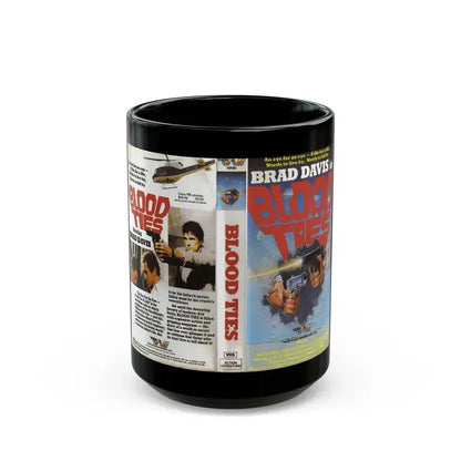 BLOOD TIES (VHS COVER) - Black Coffee Mug 15oz - Go Mug Yourself