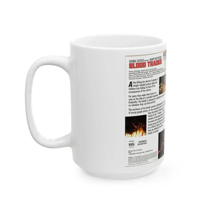 BLOOD TRACKS SMRAT EGG PICTURE (VHS COVER) - White Coffee Mug - Go Mug Yourself