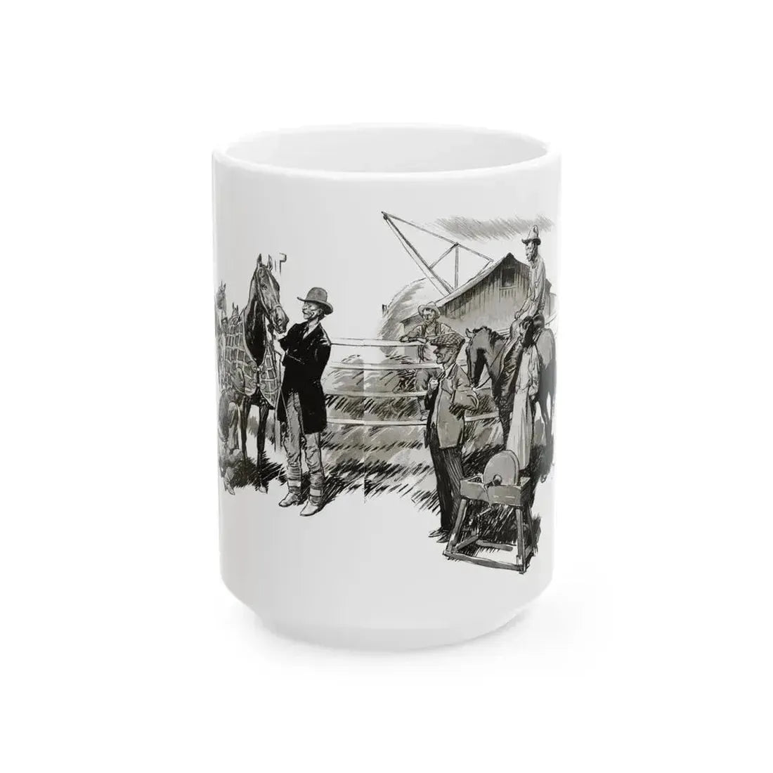 Blood Will Tell, Cosmopolitan, September 1930 - White Coffee Mug 15oz - Go Mug Yourself