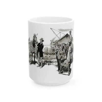 Blood Will Tell, Cosmopolitan, September 1930 - White Coffee Mug 15oz - Go Mug Yourself