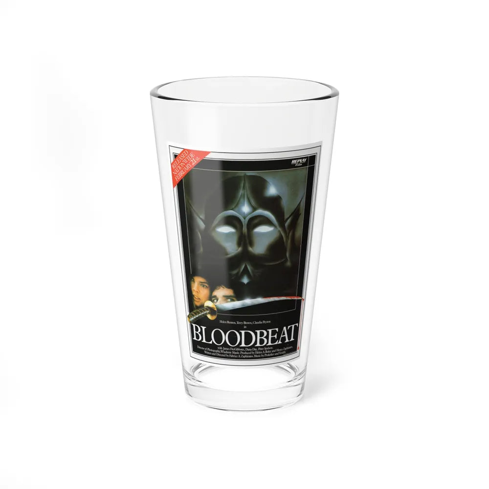 BLOODBEAT 1983 Movie Poster - Pint Glass 16oz-16oz-Go Mug Yourself