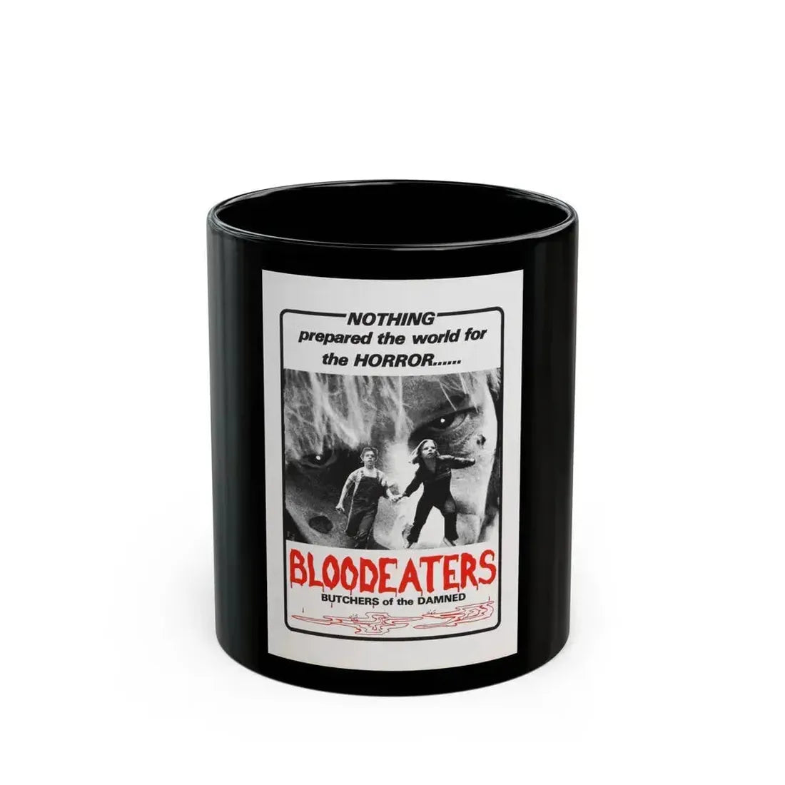 BLOODEATERS 1980 Movie Poster - Black Coffee Mug 11oz - Go Mug Yourself