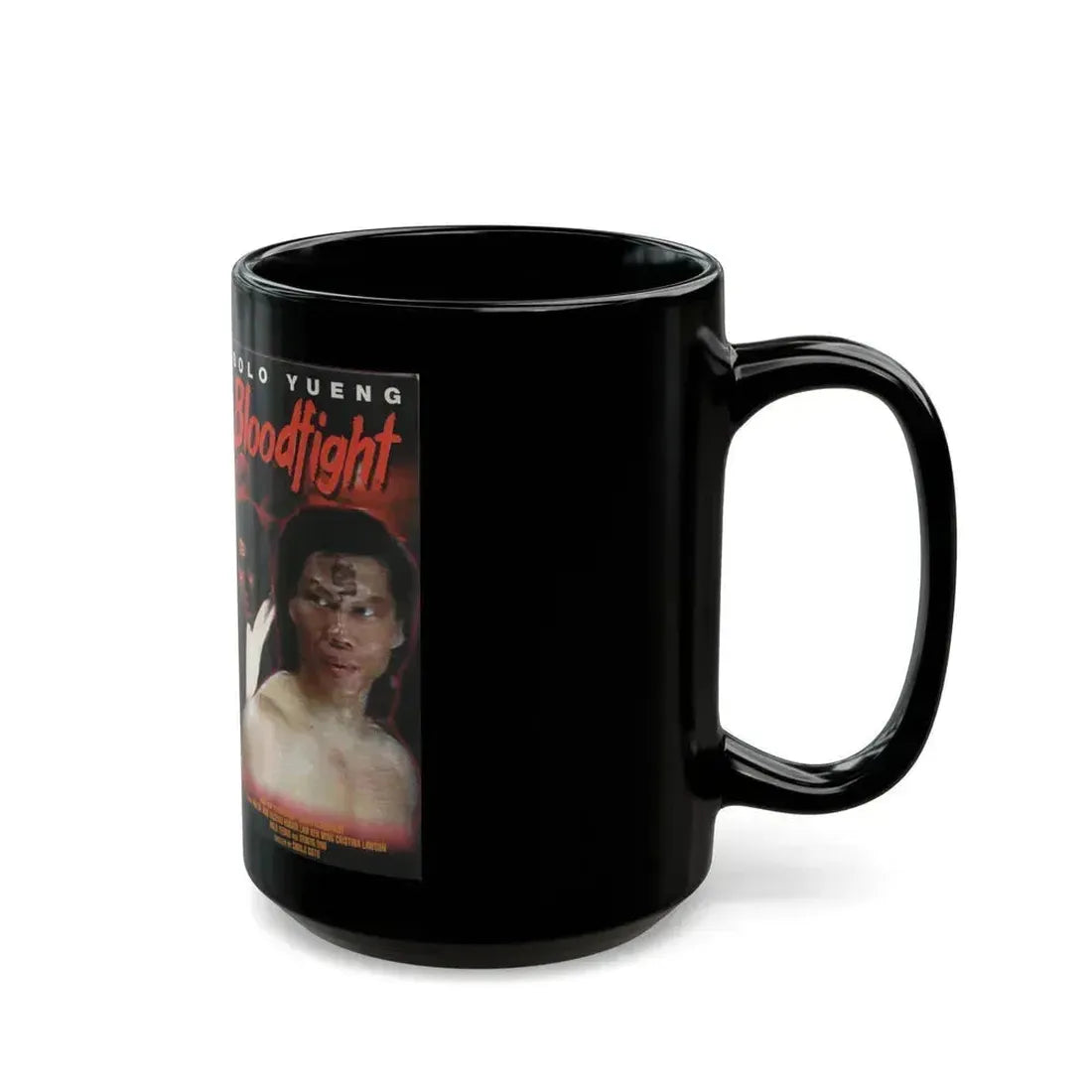 BLOODFIGHT (VHS COVER) - Black Coffee Mug - Go Mug Yourself