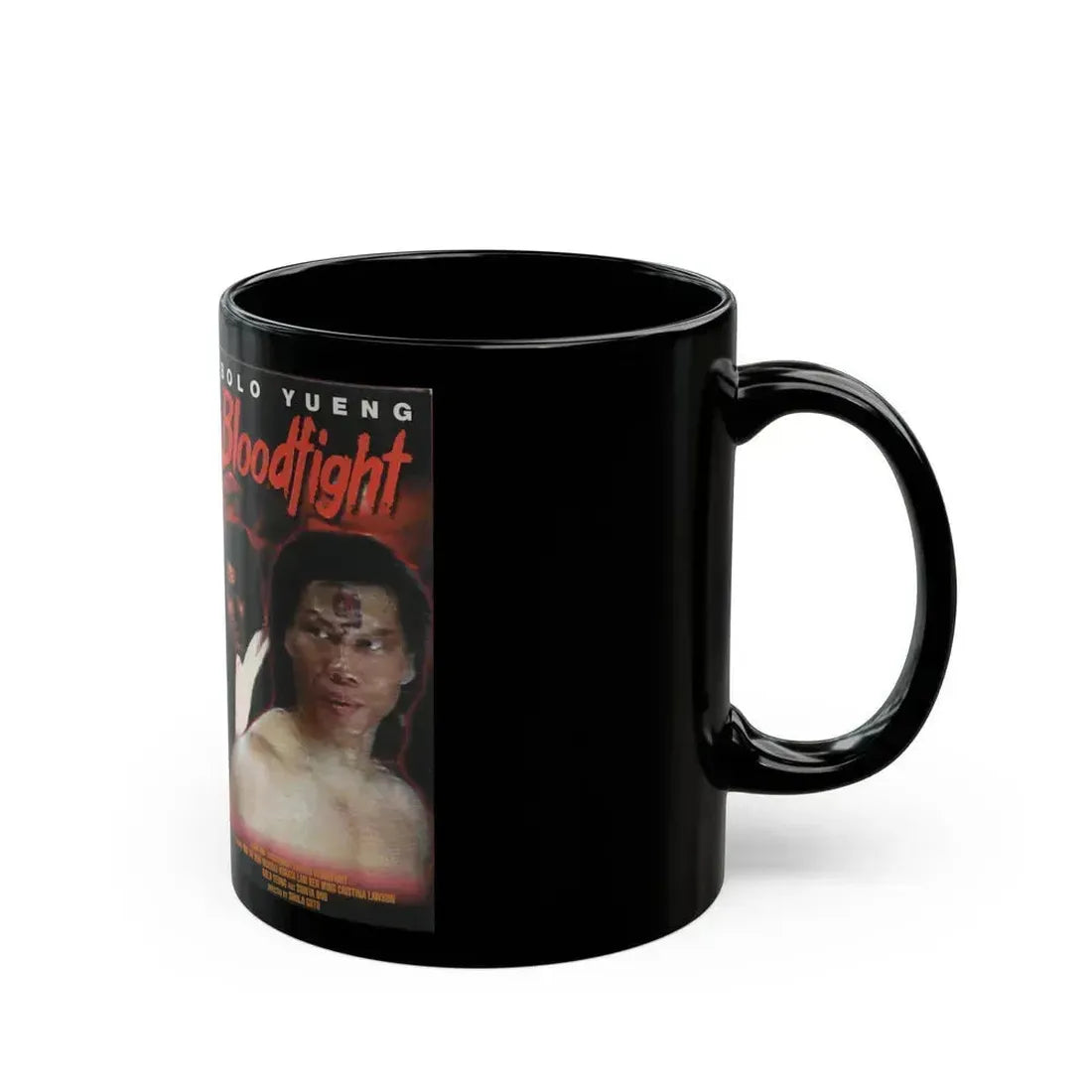 BLOODFIGHT (VHS COVER) - Black Coffee Mug - Go Mug Yourself