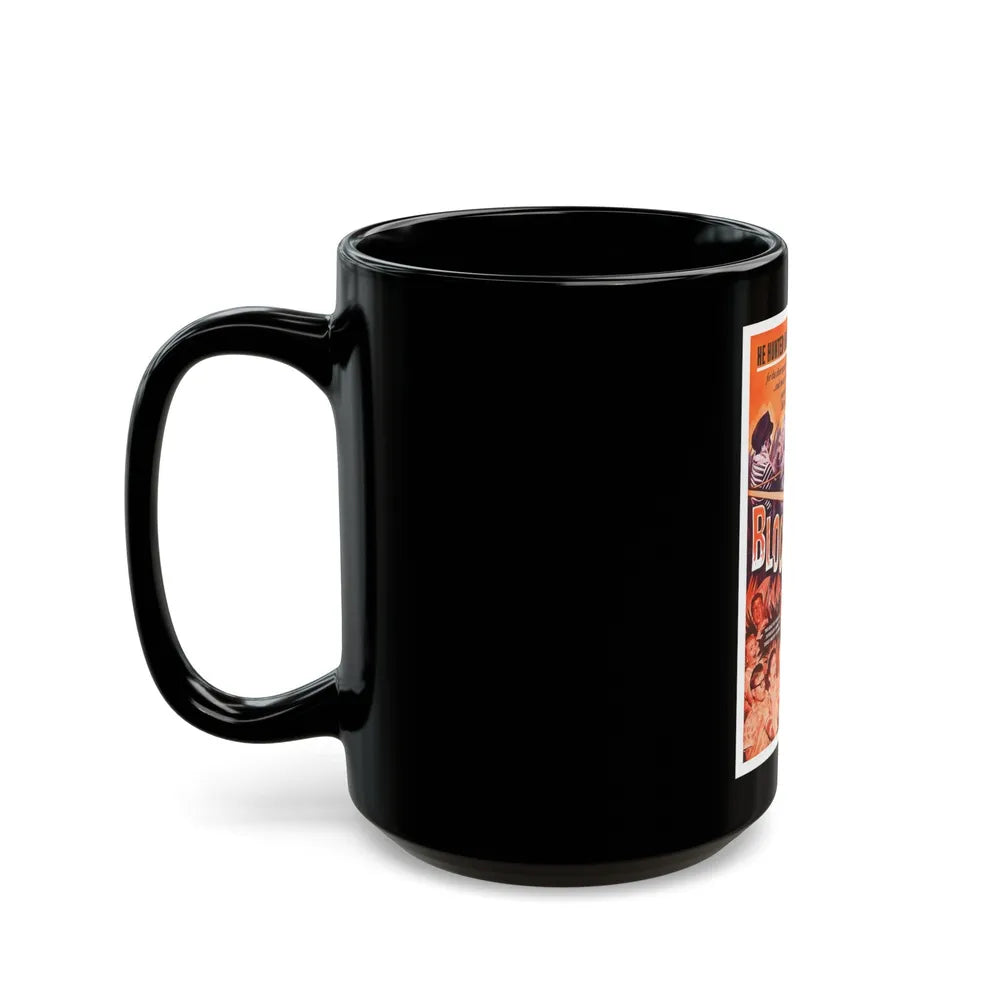 BLOODLUST 1961 Movie Poster - Black Coffee Mug-Go Mug Yourself