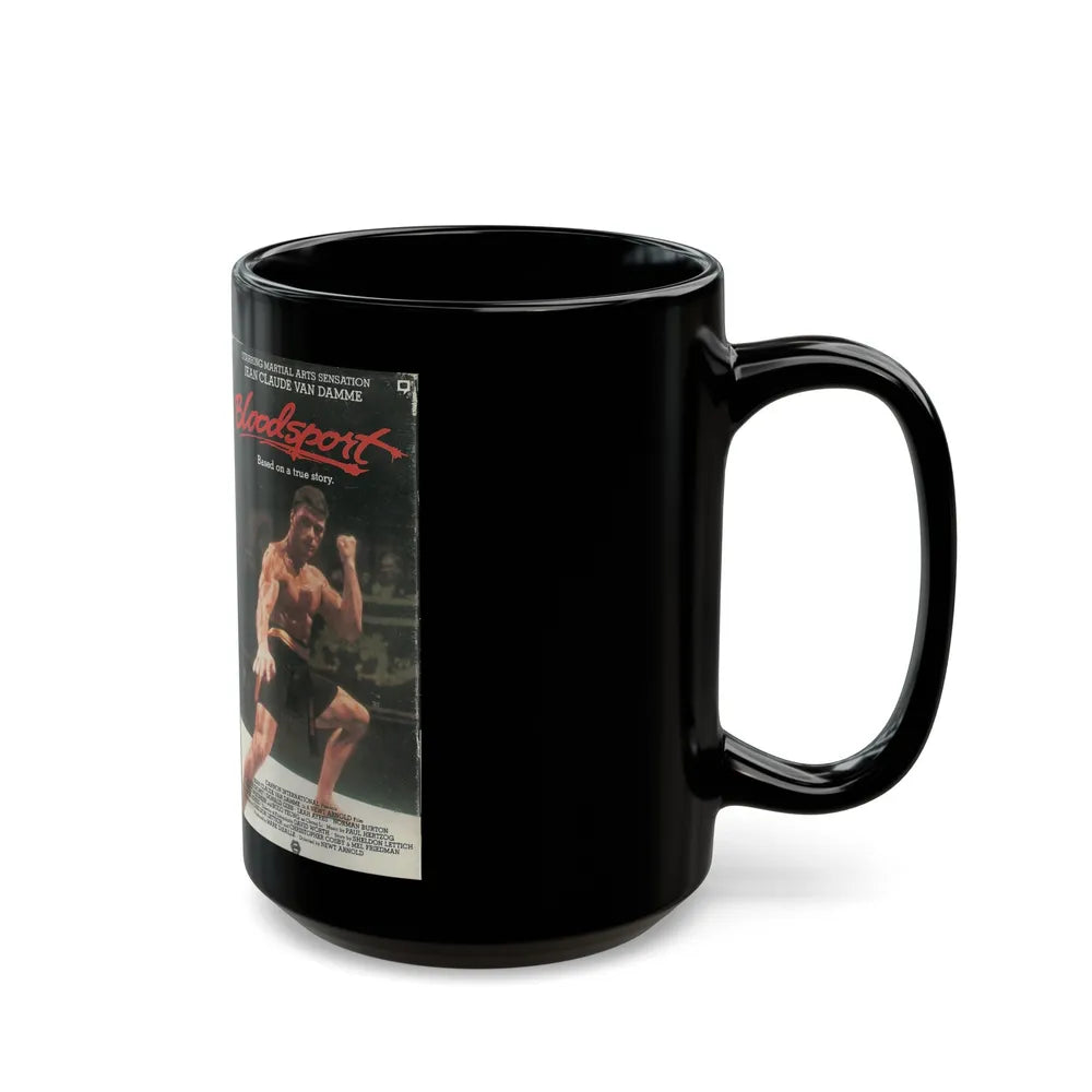 BLOODSPORT (VHS COVER) - Black Coffee Mug-Go Mug Yourself