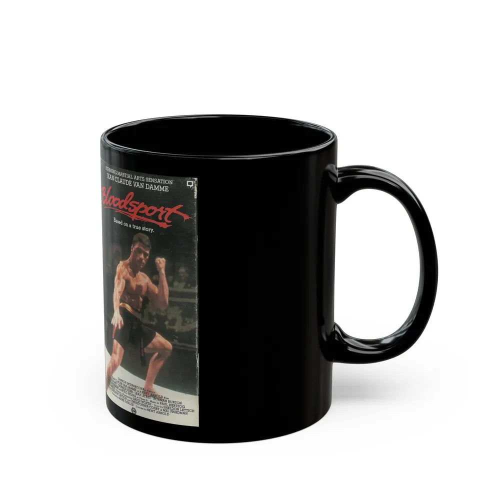 BLOODSPORT (VHS COVER) - Black Coffee Mug-Go Mug Yourself