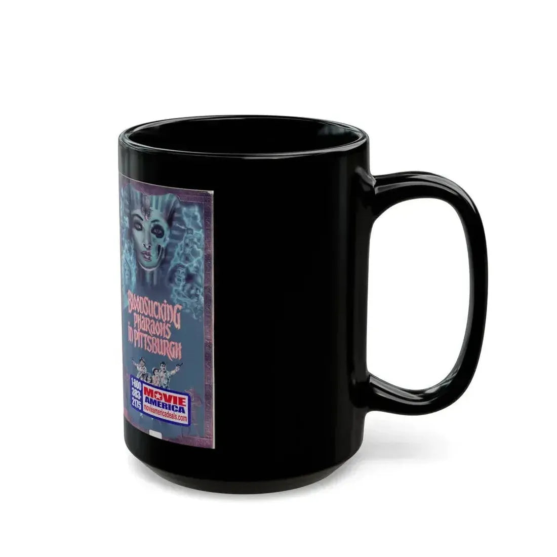 BLOODSUCKING PHARAOHS IN PITTSBURGH (VHS COVER) - Black Coffee Mug - Go Mug Yourself