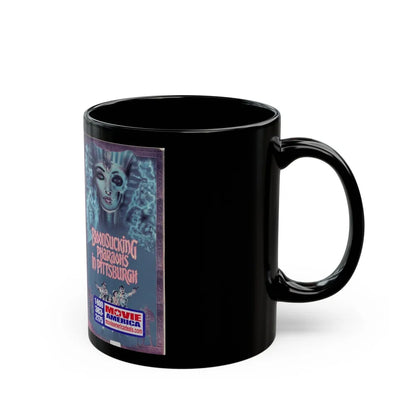 BLOODSUCKING PHARAOHS IN PITTSBURGH (VHS COVER) - Black Coffee Mug-Go Mug Yourself