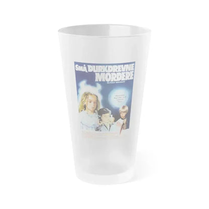 BLOODY BIRTHDAY (DANISH) 1981 Movie Poster - Frosted Pint Glass 16oz 16oz Frosted - Go Mug Yourself