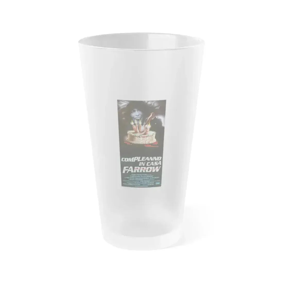 BLOODY BIRTHDAY (ITALIAN) 1981 Movie Poster - Frosted Pint Glass 16oz 16oz Frosted - Go Mug Yourself